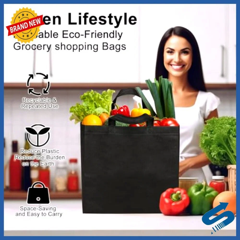 Reusable Tote Bags Bulk Non Woven Foldable Eco Friendly Shopping Storage